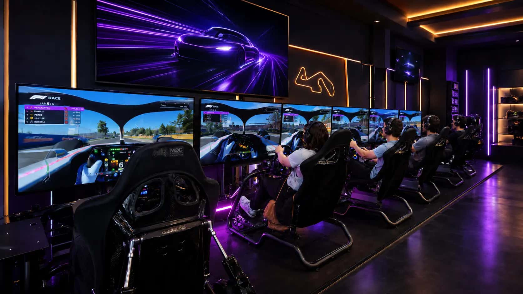 Zona Gamer con luces neón, consolas y experiencia de videojuegos